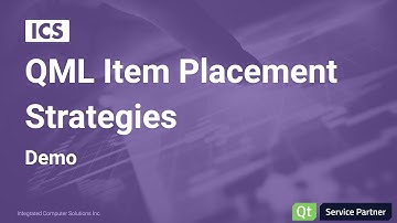 QML Item Placement Strategies - Demo