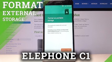 How to Format Micro SD Card in ELEPHONE C1