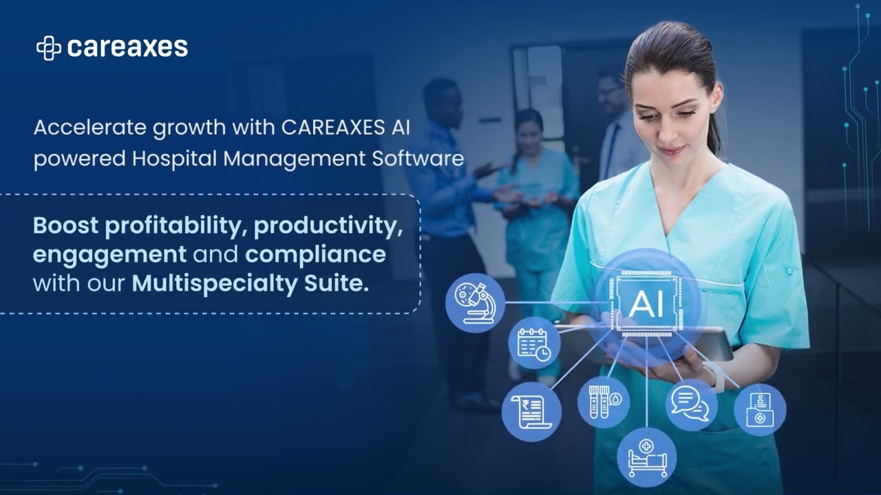 Accelerate your hospital's growth with Careaxes AI powered HMS; call us for a demo!