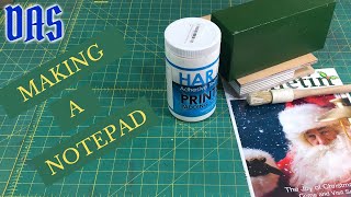 Padding; How to Make a Tear Away Notepad // Adventures in Bookbinding
