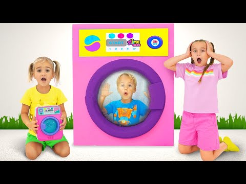 Alice Saves Toys with the Story of the Magic Washing Machine