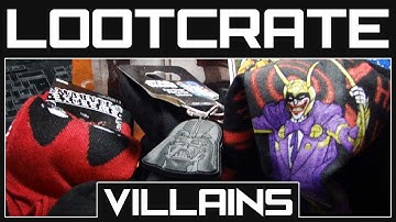 Loot Crate Unboxing - "VILLAINS" July 2014