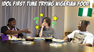 Trying Nigerian food with a k-pop idol! (Mukbang)