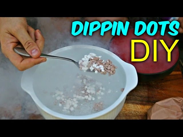 Homemade Dippin' Dots (LIQUID NITROGEN MADNESS!!) 