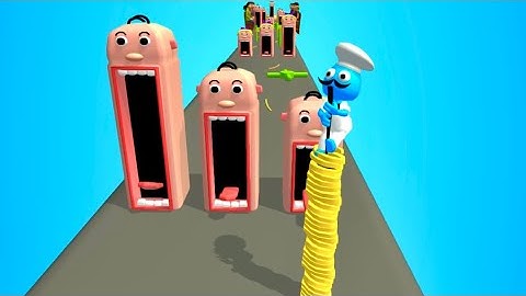 Max Levels in - Spaghetti Chef 3D 🧶🙀🧶Walkthrough Mobile Gameplay 🧶😁