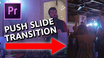 Smooth Push Slide Transition Premiere Pro