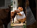 The Intelligence of Cats #videoshorts #ai #animation #cat #cow #animation