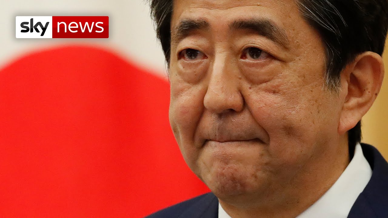Film backdrop image for Shinzo Abe makes 'gut-wrenching' decision to resign as Japan's PM (2020)