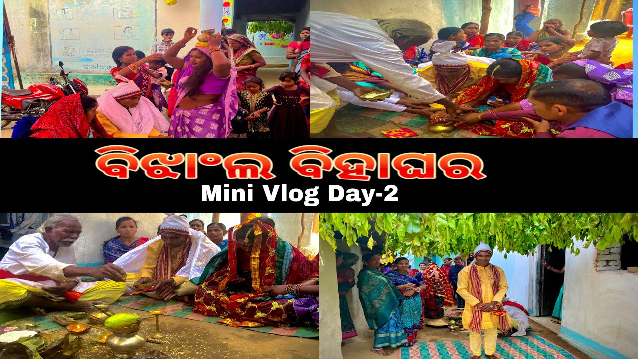 Biha Ghar !! Binjhal Biha !! Mini Vlog Day-2 !! Enjoy This Video Funny 🤣 Comedy Clip 😜