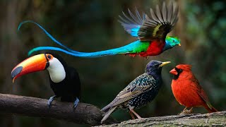 Exquisite Birds.The Most Beautiful Birds with Relaxing Bird Sounds.  #thehowtoacademy #birdwatching