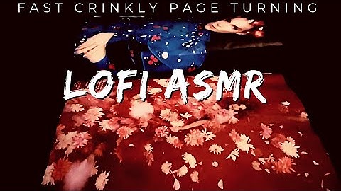 ASMR - LoFi Fast-Ish Crinkly Page Turning - Sleep, Study & Relaxation - No Talking