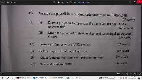 UNEB 2023 S6 subsidiary ICT paper 3 excel