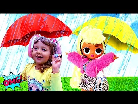 Love, Diana Rain Rain Go Away song for kids | Love Diana - the princess of play! #lovediana