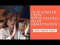 ¿Qué quieren decir estos valores en mi hematología?