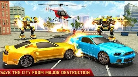 robot biến hình máy bay trực thăng bắn súng /Helicopter Robot #2/game wfk