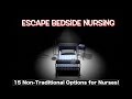Nursing Beyond the Bedside I Non-clinical jobs, corporate nursing jobs even jobs for ex nurses!