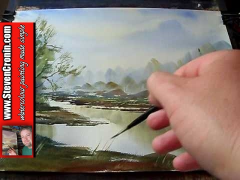 Watercolour Painting Demonstration: River Cole, Ki...