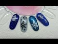 HOW TO EASY SNOWFLAKES ON NAILS - JAK ZROBIĆ ŚNIEŻYNKI NA PAZNOKCIACH?