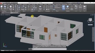 AutoCAD House Design (3D) Part 8  3D Glass Grills (2021)