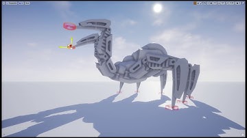 Testing Spider Rig in Unreal Engine: Physics-Based Procedural Animation!