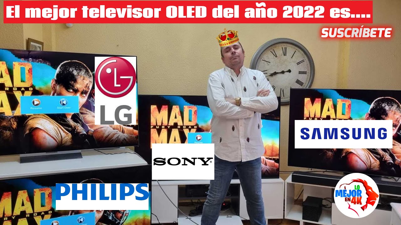 Philips 807 vs LG C2 vs Sony A95K vs Samsung S95B ¿CUAL ES EL MEJOR