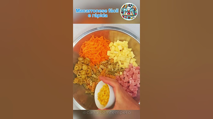 MACARRONESE ,FÁCIL, RÁPIDA E  DELICIOSA. ACOMPANHAMENTO PARA SEU CHURRASCO E ALMOÇO DE DOMINGO.