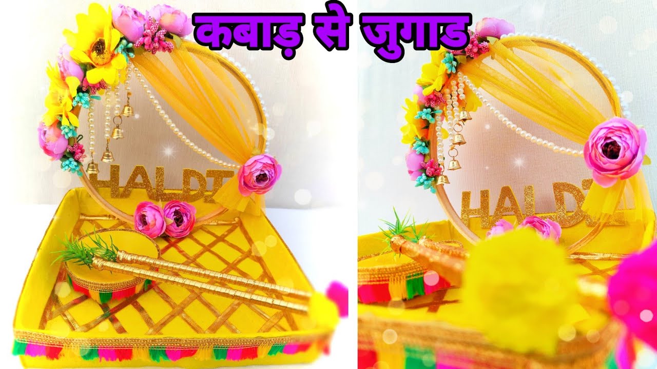 DIY Haldi Tray Decoration Ideas For Weddings Latest Haldi