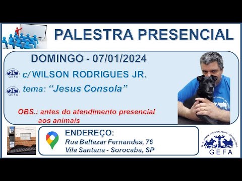Assista: Palestra Presencial - c/ WILSON RODRIGUES JÚNIOR (07/01/2024)