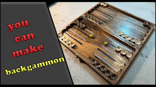 wooden backgammon /diy