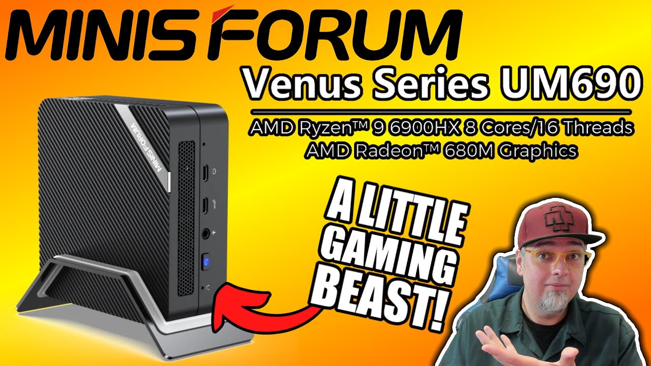 This LITTLE PC IS A Mini Gaming BEAST! Minisforum UM690 AMD Ryzen 9 6900HX  Review! 