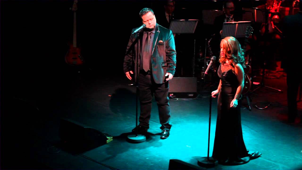 Joanna Forest and Paul Potts sing live at the Palace Theatre.