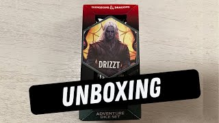 D&D Adventure Dice the Legend of Drizzt Unboxing and Review