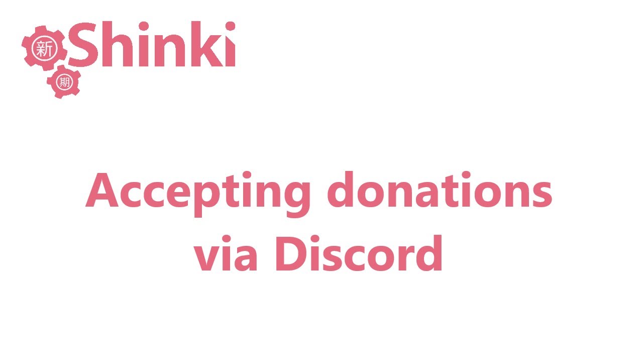 Accepting donations via Discord - Archive