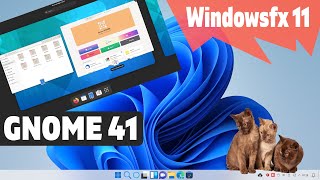 Windowsfx 11 - Linux как Windows. GNOME 41. Ubuntu 5+5. OBS Studio. gThumb