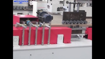 Schnell architrave L Line Edge Banding with (3Milling) Machine Working show & Edge effect