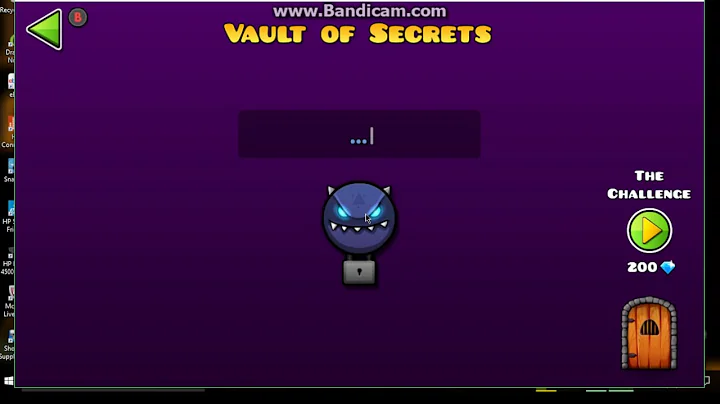 GEOMETRY DASH 2.1 VAULT OF SECRETS ALL CODES!
