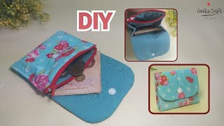 Easy making, Mini Wallet, coin purse, easy sewing tutorial