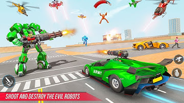 Army Bus Robot Car Game – Transforming robot games Brave Jackals Gameplay 3