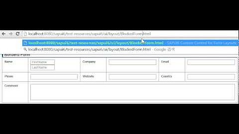 SAPUI5 Custom Control - FormLayout