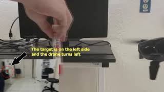 Tracking color pattern with aerial vehicle (Drone).