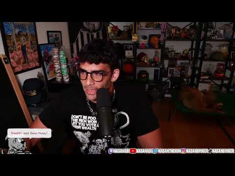 Thumbnail for Kamala Harris Town Hall, Poll Watch and More | Hasanabi Chair Reacts (Fan Channel)