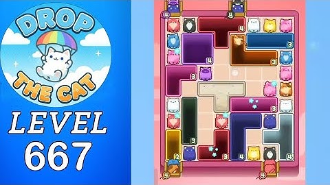 Drop The Cat Level 667 Walkthrough