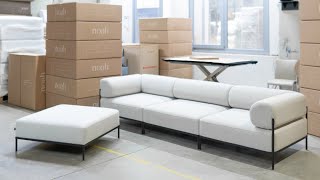 Noah Living: behind the scenes of our noah sofa production in Germany Resimi