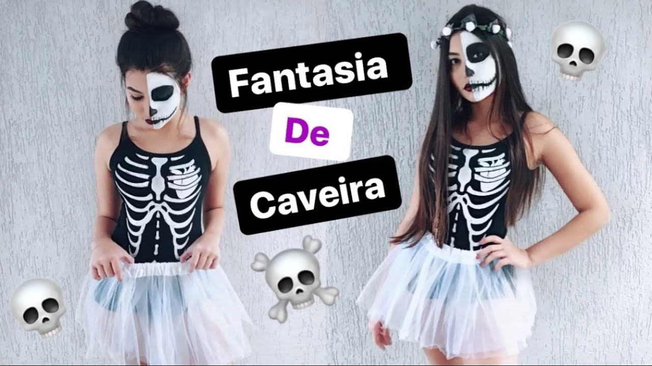 FANTASIA IMPROVISADA PARA O HALLOWEEN 