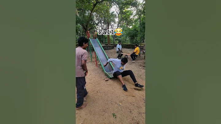 Picnic Games: Funny COUSIN Falls Off Slide At Family Picnic 😂 #vlog #shorts #games #youtubeshorts