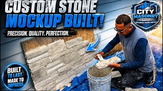 🪨 Building a Stunning Stone Mockup | City Masonry Restoration