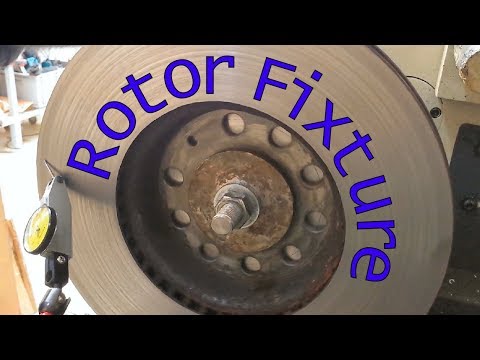 How to Skim a Disc Brake with a DIY Lathe Fixture (resurfacing fix)