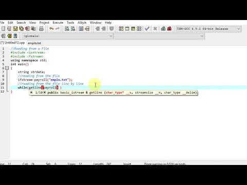 Reading from a File in c++ - YouTube