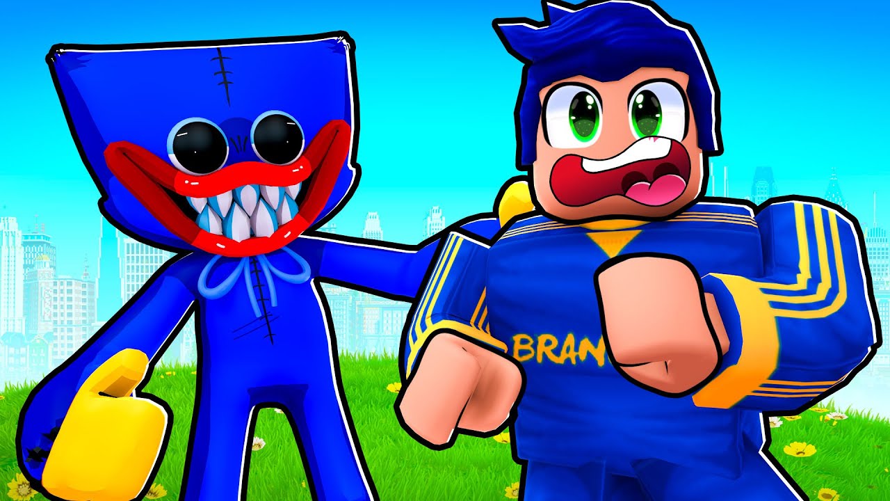 CUIDADO COM O HUGGY WUGGY DO POPPY PLAYTIME NO ROBLOX - Brancoala Games  PARTE 1 