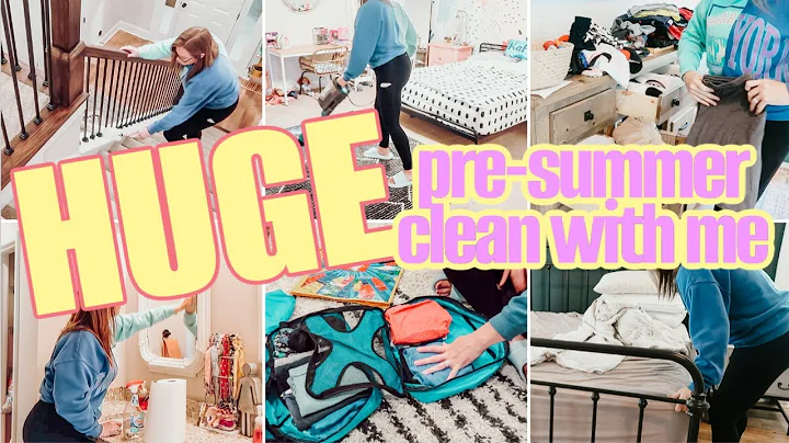 HUGEEE PRE-SUMMER CLEAN WITH ME | PREPPING TO LEAV...